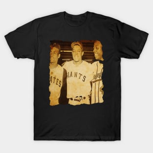 Three Man on Baseball T-Shirt